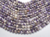 Chevron Amethyst, Dog Tooth Amethyst, 8mm Round-Gems: Round & Faceted-BeadBeyond