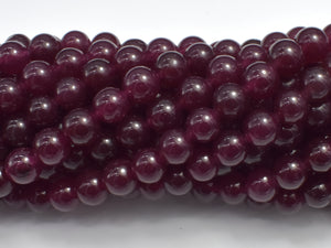 Jade Beads, Ruby, 8mm Round Beads-Gems: Round & Faceted-BeadBeyond