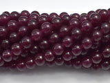 Jade Beads, Ruby, 8mm Round Beads-Gems: Round & Faceted-BeadBeyond