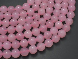 Rose Quartz Beads, 10mm (10.4mm) Round Beads-Gems: Round & Faceted-BeadBeyond