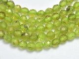 Peridot 3.5mm Micro Faceted Round-BeadBeyond