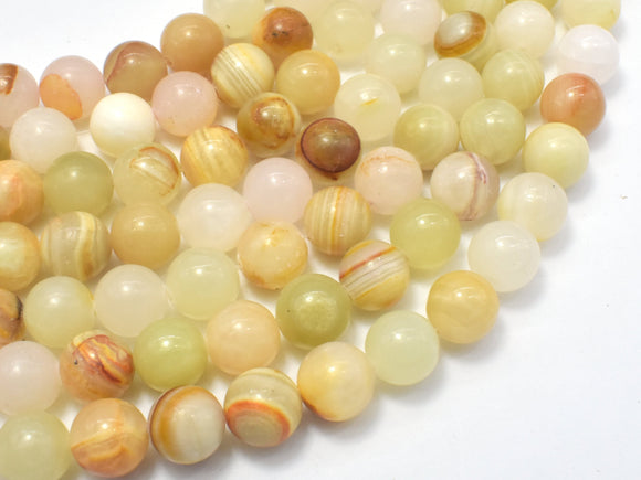 Afghan Jade Beads, 10mm Round Beads-Gems: Round & Faceted-BeadBeyond