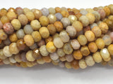 Crazy Lace Agate, 4x6mm Faceted Rondelle-Gems:Assorted Shape-BeadBeyond