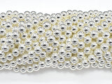 Hematite Beads-Silver, 6mm (6.3mm) Round-Gems: Round & Faceted-BeadBeyond