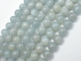 Genuine Aquamarine Beads, Round, 11mm-12mm-Gems: Round & Faceted-BeadBeyond