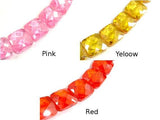 CZ beads, 9 x 9mm Faceted Square-Cubic Zirconia-BeadBeyond