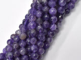 Amethyst, 8mm, Faceted Round-BeadBeyond