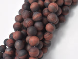 Matte Red Tiger Eye Beads, Round, 10mm, 15 Inch-Gems: Round & Faceted-BeadBeyond