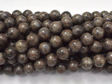 Chocolate Labradorite Beads, 10mm (10.4mm)-Gems: Round & Faceted-BeadBeyond