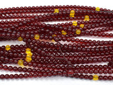 Blood Amber Resin, 6mm(5.8mm) Round Beads, 23 Inch, Approx 108 beads-Gems: Round & Faceted-BeadBeyond