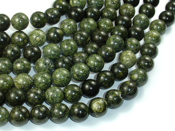 Serpentine Beads, 10mm Round Beads-BeadBeyond