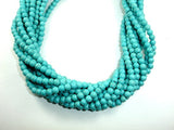 Howlite Turquoise Beads, Round, 6mm-Gems: Round & Faceted-BeadBeyond