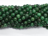 Green Mica Muscovite in Fuchsite 6mm Round-BeadBeyond