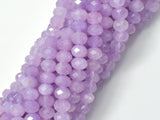 Lavender Amethyst, Lavender Jade, 4x6mm Faceted Rondelle-Gems:Assorted Shape-BeadBeyond
