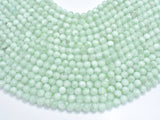 Green Angelite Beads, 6mm, Round, 15 Inch-BeadBeyond