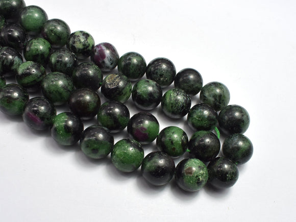 Ruby Zoisite 12mm Round Beads-BeadBeyond