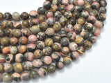 Rhodochrosite, 8mm, Round, 15 Inch-BeadBeyond