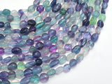 Fluorite Beads, Approx. 6x8mm Nugget Beads, 15.5 Inch-BeadBeyond