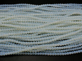 White Opalite Beads, Round, 4mm, 16 Inch-Gems: Round & Faceted-BeadBeyond