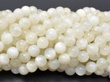 White Moonstone, 8mm (8.4mm) Round Beads-Gems: Round & Faceted-BeadBeyond