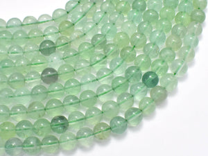 Green Fluorite Beads, 8mm Round Beads-Gems: Round & Faceted-BeadBeyond