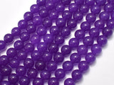 Jade - Purple, 8mm (8.4mm) Round-Gems: Round & Faceted-BeadBeyond