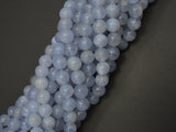 Blue Chalcedony , Blue Lace Agate8mm Round-BeadBeyond