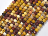 Mookaite Beads, 4x6mm Faceted Rondelle-Gems:Assorted Shape-BeadBeyond