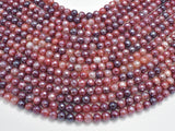 Mystic Coated Fire Agate- Red, 6mm Faceted-BeadBeyond