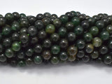 Green Mica Beads, Biotite Mica, 8mm Round-Gems: Round & Faceted-BeadBeyond
