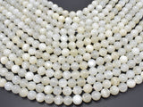 White Moonstone, 8mm (8.4mm) Round Beads-Gems: Round & Faceted-BeadBeyond