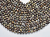 Astroite Jasper, 8mm (8.5mm), Round, 15.5 Inch-BeadBeyond