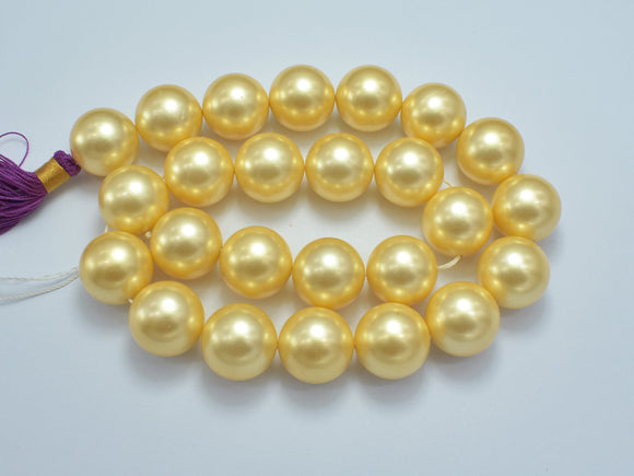 Shell Pearl, 16mm Round Beads-BeadBeyond