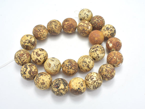 Tibetan Dzi Agate, 16mm Round Beads-BeadBeyond