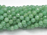 Green Aventurine Beads, 8mm Faceted Round Beads-BeadBeyond