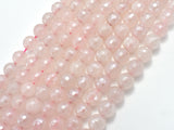 Mystic Coated Rose Quartz, 8mm Faceted, AB Coated-Gems: Round & Faceted-BeadBeyond