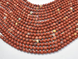 Red Jasper Beads, Round, 6mm-Gems: Round & Faceted-BeadBeyond