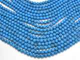 Howlite Turquoise Beads, Blue, 8mm Round Beads-Gems: Round & Faceted-BeadBeyond