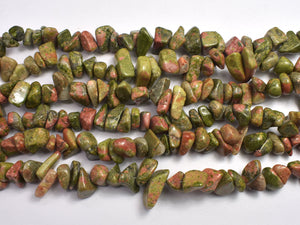 Unakite 7-15mm Chips Beads, 34 Inch-BeadBeyond