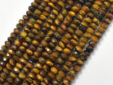 Tiger Eye Beads, 4x6mm Faceted Rondelle-Gems:Assorted Shape-BeadBeyond