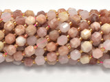 Sunstone Beads, 8mm Faceted Prism Double Point Cut-Gems: Round & Faceted-BeadBeyond