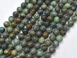African Turquoise Beads, 8mm (8.6mm) Round-BeadBeyond