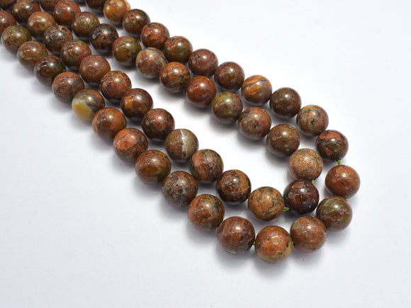 Green Opal, 10mm(10.3mm) Round Beads-BeadBeyond
