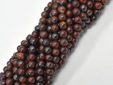 Red Tiger Iron Beads, 6mm Round Beads-BeadBeyond