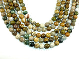 Ocean Jasper Beads, Round, 10 mm-Gems: Round & Faceted-BeadBeyond