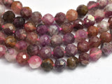 Tourmaline 4mm (4.3mm) Micro Faceted Round-BeadBeyond