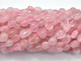 Madagascar Rose Quartz, 6x8mm Nugget Beads, 15.5 Inch-Gems: Nugget,Chips,Drop-BeadBeyond