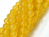 Jade Beads-Yellow, 10mm Round Beads-Gems: Round & Faceted-BeadBeyond