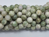 Peace Jade Beads, Round, 8mm (8.7mm)-BeadBeyond