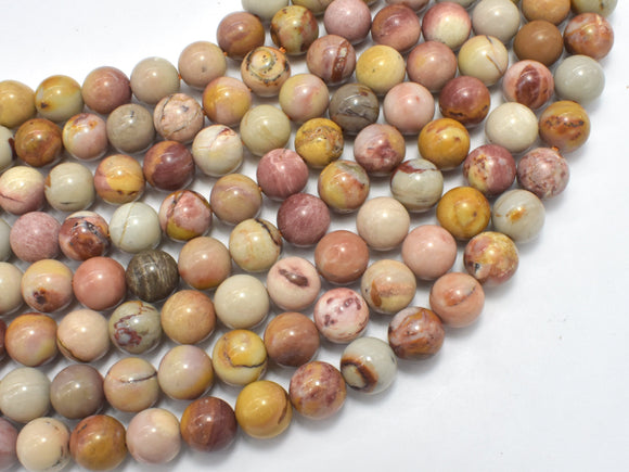 African Agate, 8mm, Round, 15.5 Inch-BeadBeyond